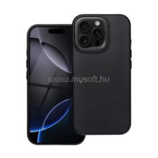 Gigapack Szilikon telefonvédő (ütésállóság, műanyag hátlap, MagSafe, karbon minta) FEKETE (GP-166155) tok és táska