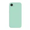 Gigapack Szilikon tok mikrofiber belső matt Apple iPhone 17e / 16e mentazöld GP-191424