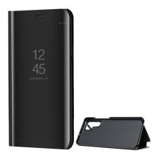 Gigapack Tok álló (aktív FLIP, oldalra nyíló, asztali tartó funkció, tükrös felület, Mirror View Case) FEKETE [Huawei P30 Pro] (5996457953080) tok és táska