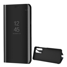 Gigapack Tok álló (aktív FLIP, oldalra nyíló, asztali tartó funkció, tükrös felület, Mirror View Case) FEKETE [Samsung Galaxy A52s 5G (SM-A528)] tok és táska
