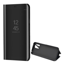 Gigapack Tok álló (aktív FLIP, oldalra nyíló, asztali tartó funkció, tükrös felület, Mirror View Case) FEKETE [Xiaomi Mi 10 Lite 5G] tok és táska