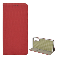 Gigapack Tok álló, b?r hatású (flip, oldalra nyíló, asztali tartó, rombusz) piros gp-134935 tok és táska