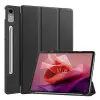 Gigapack Tok álló, bőr hatású (aktív FLIP, oldalra nyíló, TRIFOLD asztali tartó funkció, érintőceruza tartó) FEKETE Lenovo Tab P12 (TB370)