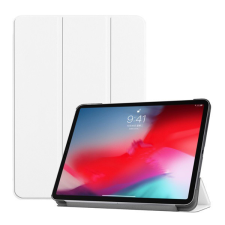 Gigapack Tok álló, bőr hatású (aktív FLIP, oldalra nyíló, TRIFOLD asztali tartó funkció) FEHÉR [Apple IPAD Pro 11 (2018)] tablet tok