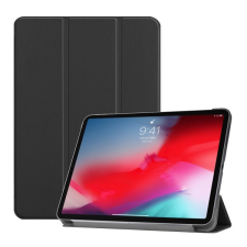 Gigapack Tok álló, bőr hatású (aktív FLIP, oldalra nyíló, TRIFOLD asztali tartó funkció) FEKETE [Apple IPAD Pro 11 (2021)] tablet tok