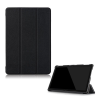 Gigapack Tok álló, bőr hatású (aktív FLIP, oldalra nyíló, TRIFOLD asztali tartó funkció) FEKETE [Huawei Mediapad M5 10.1 Lite WIFI] (5996457809639) - Tablet tok