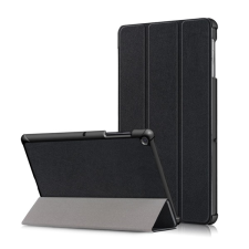 Gigapack Tok álló, bőr hatású (aktív flip, oldalra nyíló, TRIFOLD asztali tartó funkció) FEKETE Samsung Galaxy Tab S5e 10.5 WIFI (SM-T720), Samsung Galaxy Tab S5e 10.5 LTE (SM-T725) tablet tok