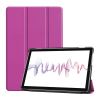 Gigapack Tok álló, bőr hatású (aktív FLIP, oldalra nyíló, TRIFOLD asztali tartó funkció) LILA [Huawei MediaPad M6 10.8 LTE] (5996457891313)