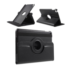 Gigapack Tok álló, bőr hatású (FLIP, asztali tartó funkció, 360°-ban forgatható) FEKETE [Apple IPAD mini 5 (2019)] (5996457588916) tablet tok