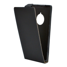 Gigapack Tok álló, bőr hatású (FLIP, lefelé nyíló) FEKETE [Nokia Lumia 830] (5996457492268) tok és táska