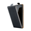 Gigapack Tok álló, bőr hatású (FLIP, lefelé nyíló, szilikon tartó) FEKETE Apple iPhone 16 Pro