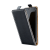 Gigapack Tok álló, bőr hatású (FLIP, lefelé nyíló, szilikon tartó) FEKETE Nokia 230 