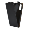 Gigapack Tok álló, bőr hatású (FLIP, lefelé nyíló, szilikon tartó) FEKETE Samsung Galaxy S20 (SM-G980F), Samsung Galaxy S20 5G (SM-G981U)