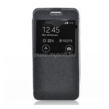 Gigapack Tok álló, bőr hatású (FLIP, oldalra nyíló, ablakos) FEKETE (GP-59479) tok és táska