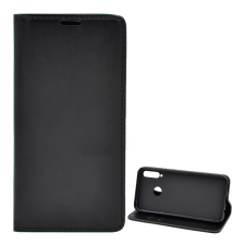 Gigapack Tok álló, bőr hatású (FLIP, oldalra nyíló, asztali tartó funkció) FEKETE Huawei P40 Lite E / Y7p tok és táska