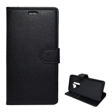 Gigapack Tok álló, bőr hatású (FLIP, oldalra nyíló, asztali tartó funkció, prémium) FEKETE [Samsung Galaxy S9 Plus (SM-G965)] tok és táska