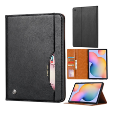 Gigapack Tok álló, bőr hatású (FLIP, oldalra nyíló, asztali tartó funkció, prémium) FEKETE Samsung Galaxy Tab S6 Lite 10.4 WIFI (SM-P610) 2020, Samsung Galaxy Tab S6 Lite 10.4 LTE (SM-P615) 2020, Sam tablet tok