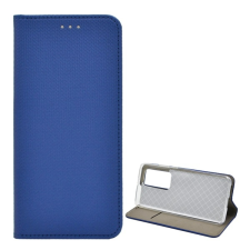 Gigapack Tok álló, bőr hatású (FLIP, oldalra nyíló, asztali tartó funkció, rombusz minta) SÖTÉTKÉK Huawei P40 Pro 5G tok és táska