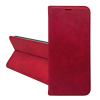 Gigapack Tok álló, bőr hatású (FLIP, oldalra nyíló, asztali tartó, kártyazseb, prémium) PIROS Samsung Galaxy S25 Plus (SM-S936)