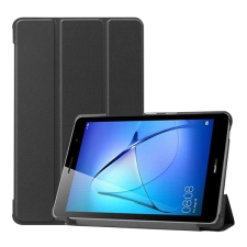 Gigapack Tok álló, bőr hatású (FLIP, oldalra nyíló, TRIFOLD asztali tartó funkció) FEKETE [Huawei MatePad T8 WIFI] (5996457974405) tablet tok