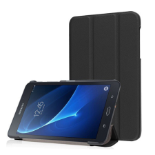Gigapack Tok álló, bőr hatású (FLIP, oldalra nyíló, TRIFOLD asztali tartó funkció) FEKETE [Samsung Galaxy Tab A 7.0 LTE (SM-T285)] tablet tok