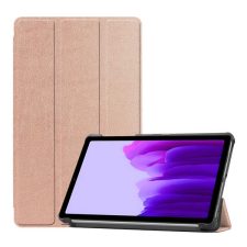Gigapack Tok álló, bőr hatású (FLIP, oldalra nyíló, TRIFOLD asztali tartó funkció) ROZÉARANY 2 Samsung Galaxy Tab A8 10.5 WIFI (2021) SM-X200, Samsung Galaxy Tab A8 10.5 LTE (2021) SM-X205 tablet tok