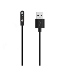 Gigapack Töltőkábel USB (mágneses, 100cm) FEKETE Haylou LS10 RT2 kábel és adapter