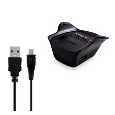 Gigapack Töltőkábel USB (mágneses) FEKETE Samsung Galaxy Gear Fit (SM-R350) okosóra kellék