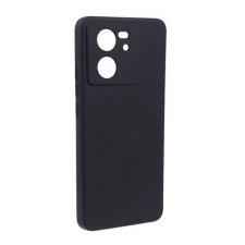 Gigapack Xiaomi 13T Pro szilikon telefonvédő (matt, mikrofiber plüss karcolásmentesítő belső, prémium) fekete tok és táska