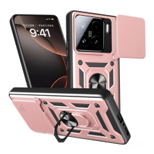 Gigapack Xiaomi 15 defender szilikon telefonvédő (ütésállóság, tartógyűrű, kameravédő) rozéarany tok és táska