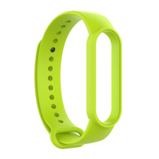 Gigapack Xiaomi Mi Band 6 pótszíj (egyedi méret, szilikon, állítható) limezöld okosóra kellék