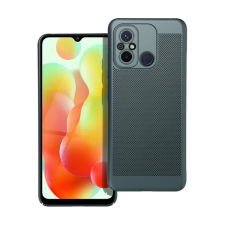 Gigapack Xiaomi Redmi 12C műanyag telefonvédő (légáteresztő, lyukacsos minta, kamera védelem) sötétzöld tok és táska