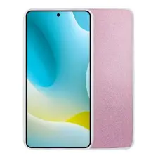 Gigapack Xiaomi Redmi Note 15 5G szilikon telefonvédő (műanyag belső, csillogó hátlap) rózsaszín tok és táska