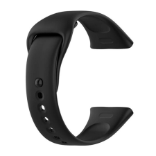 Gigapack Xiaomi Redmi Watch 3 pótszíj (egyedi méret, szilikon) fekete okosóra kellék