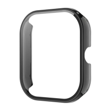 Gigapack Xiaomi Redmi Watch 4 műanyag keret (ütésálló + kijelzővédő üveg) fekete okosóra kellék