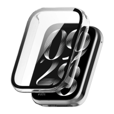 Gigapack Xiaomi Smart Band 9 Pro műanyag keret (bumper, ütésállóság + kijelzővédő üveg) átlátszó okosóra kellék