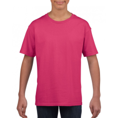 GILDAN Csomag akciós póló (min. 3 db) Gyerek póló Gildan GIB64000 Softstyle Youth T-Shirt -M, Heliconia