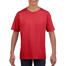 GILDAN Csomag akciós póló (min. 5 db) Gyerek póló Gildan GIB64000 Softstyle Youth T-Shirt -M, Red
