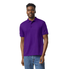 GILDAN DryBlend rövid ujjú galléros férfi póló, Gildan GI8800, Purple-3XL