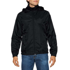 GILDAN Dzseki (Gildan Hammer) unisex kapucnis állítható derék, black, S munkaruha