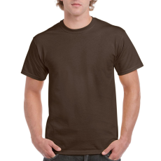 GILDAN Előmosott kerek nyakkivágásu ultra póló, Gildan GI2000, Dark Chocolate-2XL