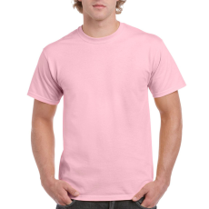 GILDAN Előmosott kerek nyakkivágásu ultra póló, Gildan GI2000, Light Pink-L