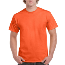 GILDAN Előmosott kerek nyakkivágásu ultra póló, Gildan GI2000, Orange-XL férfi póló