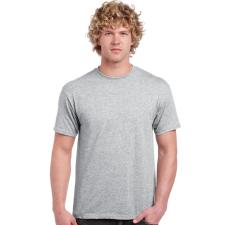 GILDAN Előmosott kerek nyakkivágásu ultra póló, Gildan GI2000, Sport Grey-5XL férfi póló
