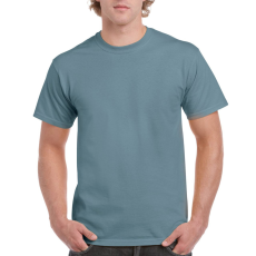 GILDAN Előmosott kerek nyakkivágásu ultra póló, Gildan GI2000, Stone Blue-XL