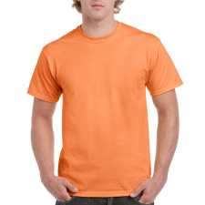 GILDAN Előmosott kerek nyakkivágásu ultra póló, Gildan GI2000, Tangerine-XL férfi póló