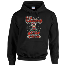 GILDAN Ez a karácsonyi gamer pulcsim (fiú) - Unisex Kapucnis Pulóver