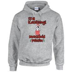 GILDAN Ez a karácsonyi macskás pulcsim - Unisex Kapucnis Pulóver