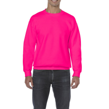 GILDAN GI18000, unisex kereknyakú pulóver, Safety Pink-S női pulóver, kardigán