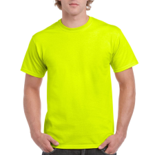 GILDAN GI2000 Ultra Cotton felnőtt póló (safety green, S) munkaruha